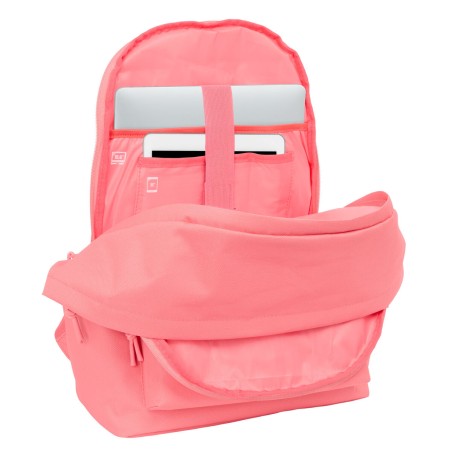 Zaino per Portatile F.C. Barcelona Corallo 31 x 44 x 18 cm