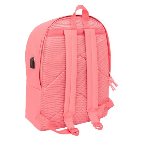 Zaino per Portatile F.C. Barcelona Corallo 31 x 44 x 18 cm