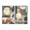 Quadro DKD Home Decor Astratto Moderno (83 x 4,5 x 122,5 cm) (83 x 4,5 x 123 cm) (2 Unità)