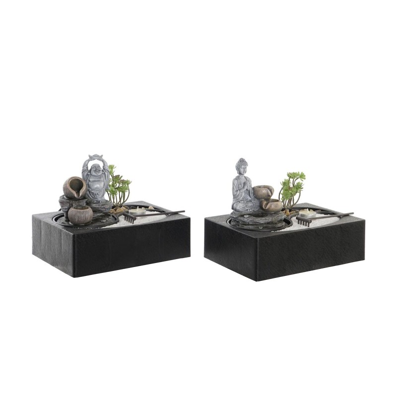 Fonte DKD Home Decor Buddha Resina Orientale 29 x 21 x 23 cm (2 Unità) Fonte DKD Home Decor Buddha Resina Orientale 29 x 21 x 23 cm (2 Unità)