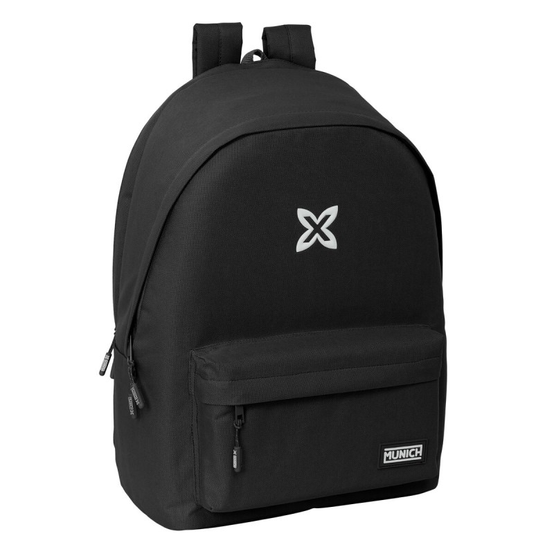 Zaino per Portatile Munich Basic Nero 31 x 44 x 18 cm Zaino per Portatile Munich Basic Nero 31 x 44 x 18 cm