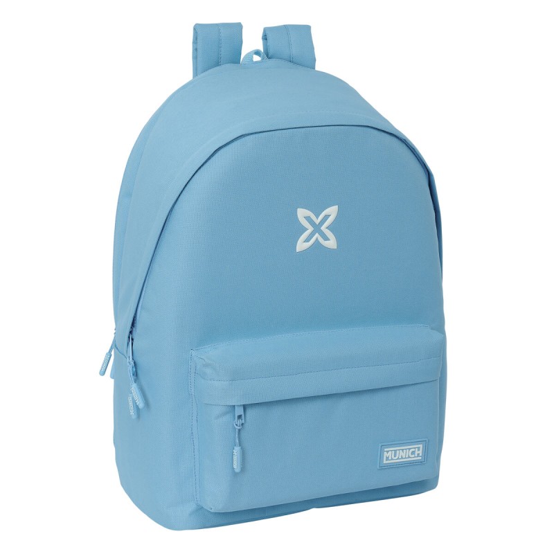 Zaino per Portatile Munich Basic Azzurro 31 x 44 x 18 cm Zaino per Portatile Munich Basic Azzurro 31 x 44 x 18 cm