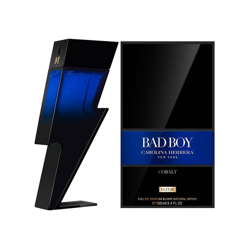 Profumo Uomo Carolina Herrera Bad Boy Cobalt Elixir EDP 100 ml Profumo Uomo Carolina Herrera Bad Boy Cobalt Elixir EDP 100 ml