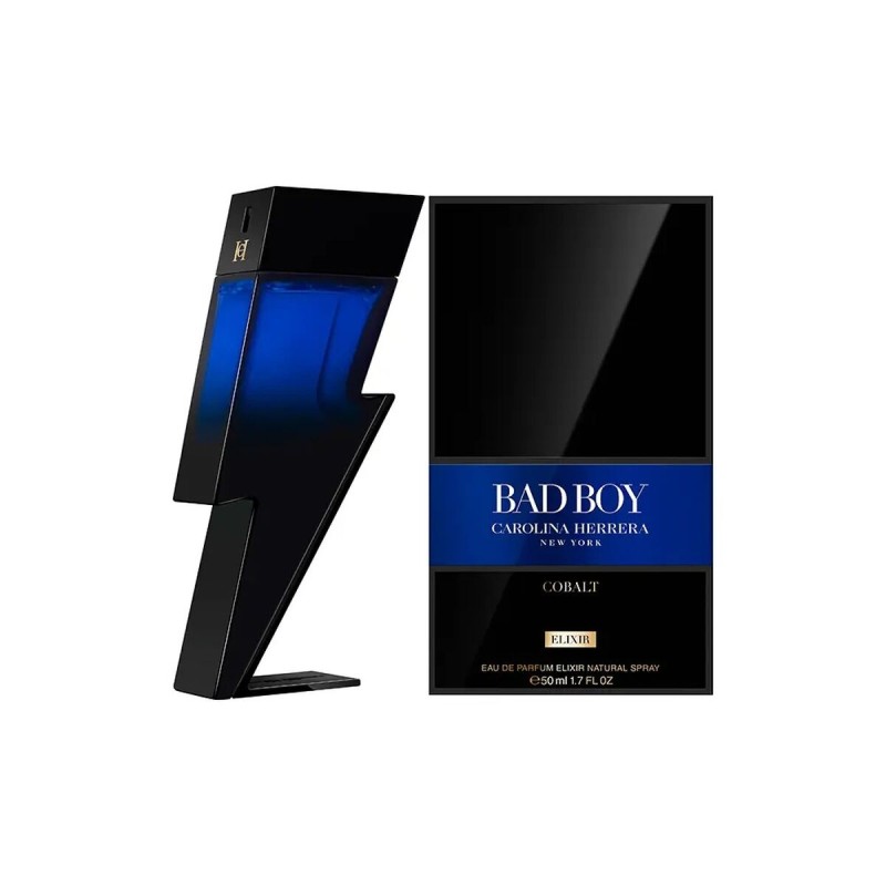 Profumo Uomo Carolina Herrera Bad Boy Cobalt Elixir EDP 50 ml Profumo Uomo Carolina Herrera Bad Boy Cobalt Elixir EDP 50 ml