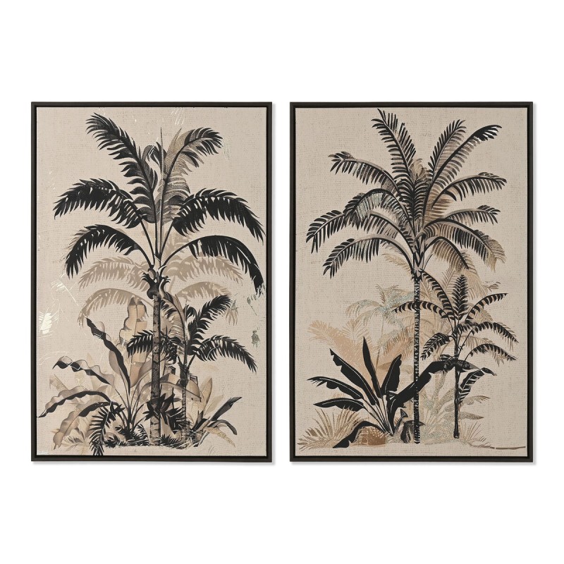 Quadro Home ESPRIT Verde Beige Palme Dorato Tropicale 63 x 4,5 x 93 cm (2 Unità) Quadro Home ESPRIT Verde Beige Palme Dorato Tropicale 63 x 4,5 x 93 cm (2 Unità)
