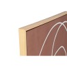 Quadro Home ESPRIT Beige Terracotta Astratto 83 x 4,3 x 123 cm (2 Unità)