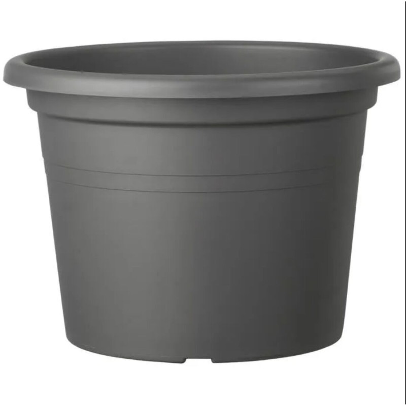 Vaso Deroma Cilindro Antracite Iniettato Rotonda Ø 50 cm 50 x 35 cm Vaso Deroma Cilindro Antracite Iniettato Rotonda Ø 50 cm 50 x 35 cm