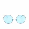 Occhiali da sole Unisex Retrosuperfuture Polly Baby Blue Bliss ø 58 mm Argentato