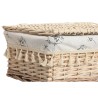 Cesto per i Panni Sporchi Home ESPRIT Naturale vimini Shabby Chic 42 x 33 x 20 cm 3 Pezzi