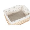 Cesto per i Panni Sporchi Home ESPRIT Naturale vimini Shabby Chic 48 x 38 x 22 cm 5 Pezzi