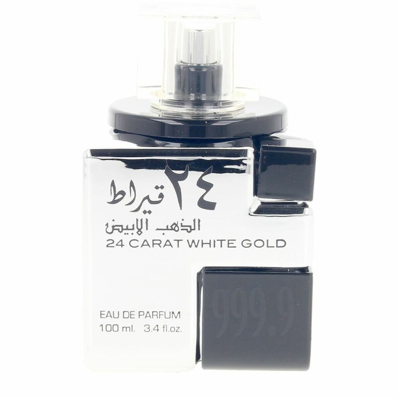 Profumo Unisex Lattafa 24 CARAT WHITE GOLD 100 ml Profumo Unisex Lattafa 24 CARAT WHITE GOLD 100 ml