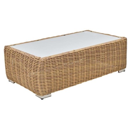 Tavolino da Caffè Home ESPRIT Beige Marrone Chiaro 110 x 60 x 35 cm