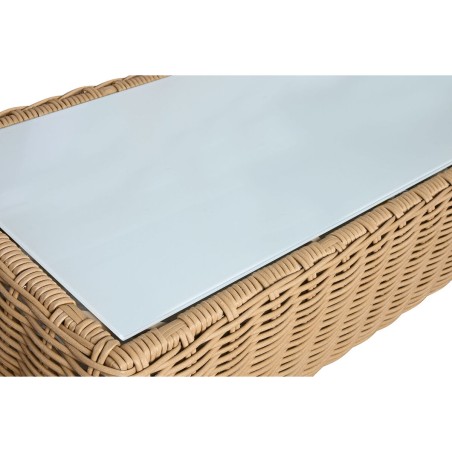 Tavolino da Caffè Home ESPRIT Beige Marrone Chiaro 110 x 60 x 35 cm