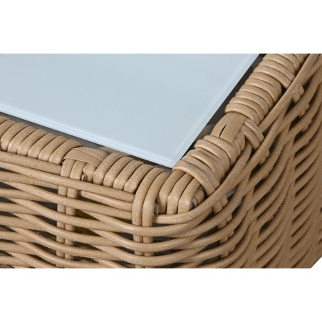 Tavolino da Caffè Home ESPRIT Beige Marrone Chiaro 110 x 60 x 35 cm