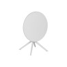 Tavolo da Pranzo Home ESPRIT Grigio Metallo polipropilene 80 x 80 x 75 cm