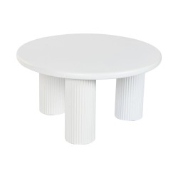 Tavolo aggiuntivo Home ESPRIT Bianco 75 x 75 x 40 cm