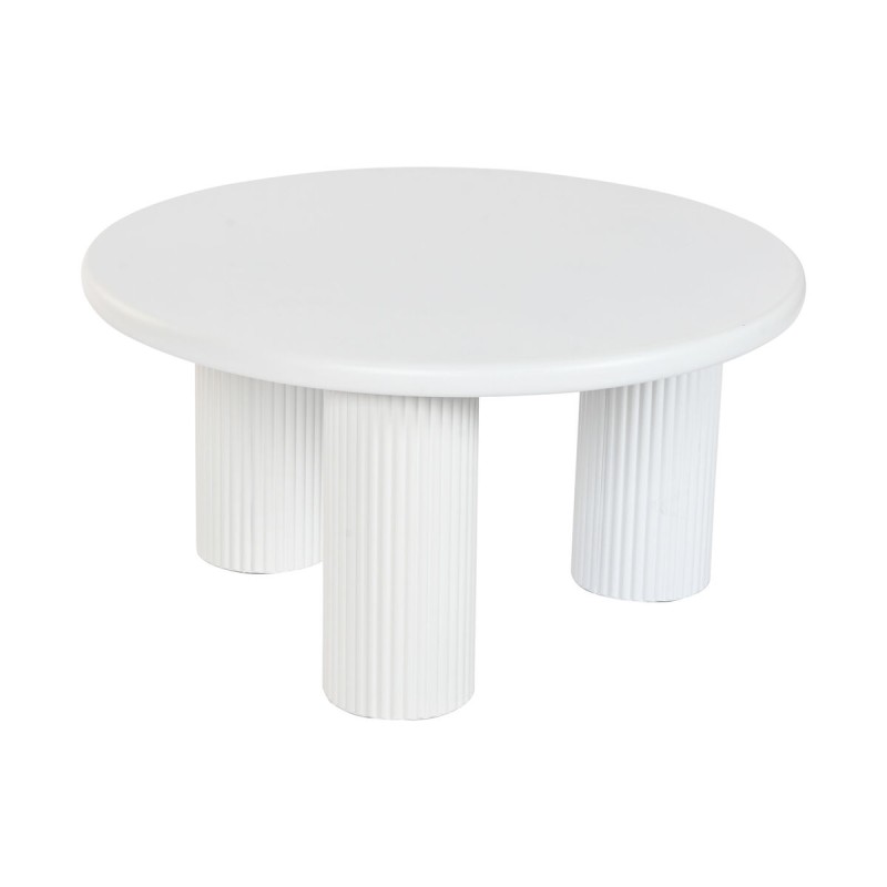 Tavolo aggiuntivo Home ESPRIT Bianco 75 x 75 x 40 cm Tavolo aggiuntivo Home ESPRIT Bianco 75 x 75 x 40 cm
