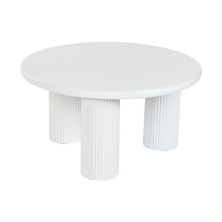 Tavolo aggiuntivo Home ESPRIT Bianco 75 x 75 x 40 cm