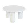 Tavolo aggiuntivo Home ESPRIT Bianco 75 x 75 x 40 cm