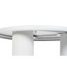 Tavolo aggiuntivo Home ESPRIT Bianco 75 x 75 x 40 cm