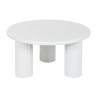 Tavolo aggiuntivo Home ESPRIT Bianco 75 x 75 x 40 cm