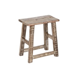 Tavolo aggiuntivo Home ESPRIT Bianco Marrone 45 x 25 x 51 cm