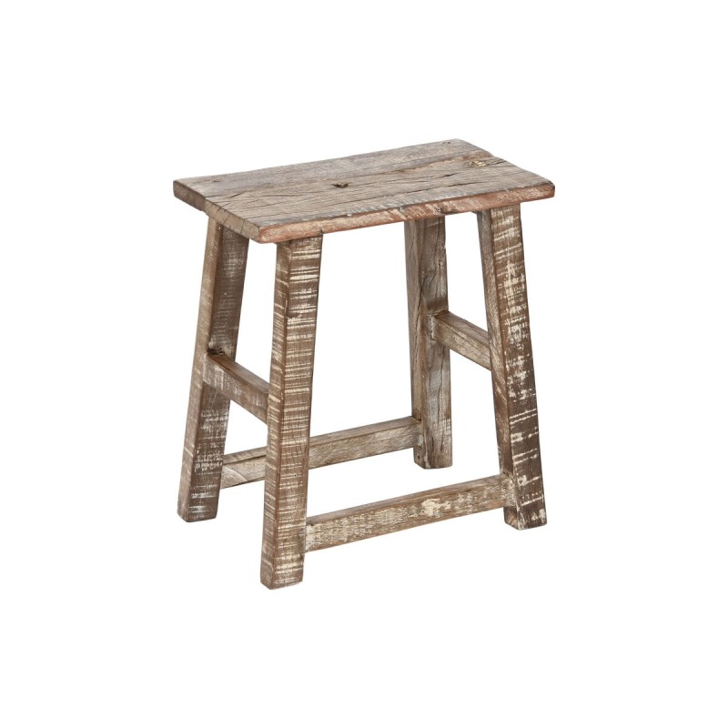 Tavolo aggiuntivo Home ESPRIT Bianco Marrone 45 x 25 x 51 cm Tavolo aggiuntivo Home ESPRIT Bianco Marrone 45 x 25 x 51 cm