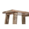 Tavolo aggiuntivo Home ESPRIT Bianco Marrone 45 x 25 x 51 cm