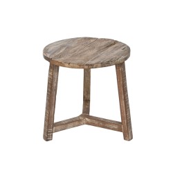 Tavolo aggiuntivo Home ESPRIT Bianco Marrone 45 x 45 x 45 cm