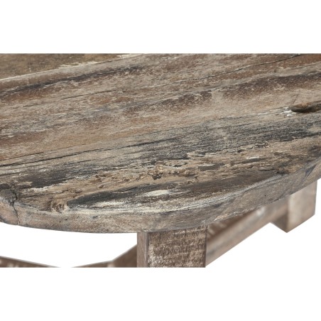 Tavolo aggiuntivo Home ESPRIT Bianco Marrone 45 x 45 x 45 cm