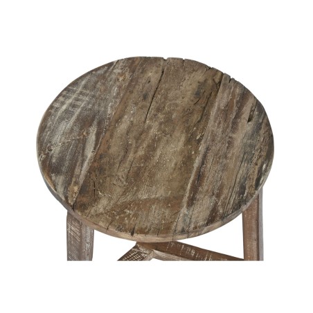 Tavolo aggiuntivo Home ESPRIT Bianco Marrone 45 x 45 x 45 cm