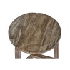 Tavolo aggiuntivo Home ESPRIT Bianco Marrone 45 x 45 x 45 cm