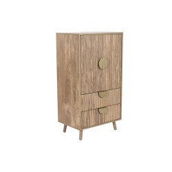 Armadio Home ESPRIT Marrone Dorato Legno Legno MDF 60 x 40 x 110 cm