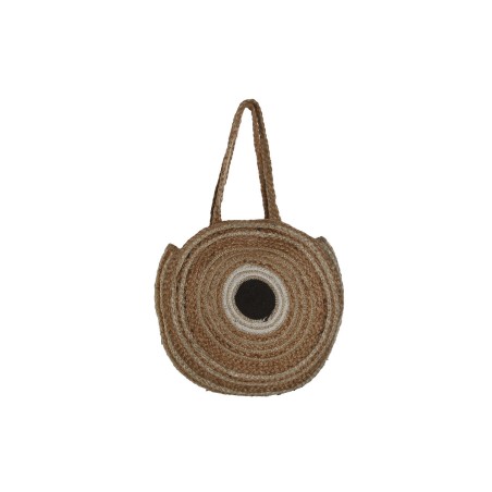 Borsa Donna DKD Home Decor Marrone Crema 36 x 11 x 36 cm (2 Unità)