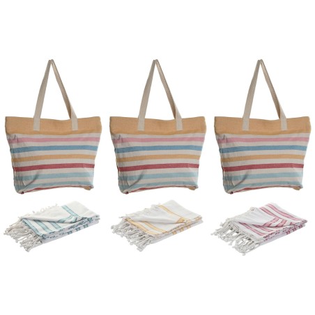 Borsa Donna Home ESPRIT Multicolore 37 x 12 x 36 cm (3 Unità)