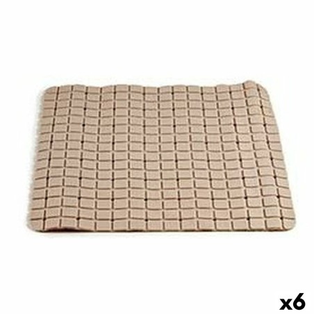 Tappeto da bagno Berilo AR1910103 Beige PVC 0,03 x 50 x 50 cm (6 Unità)
