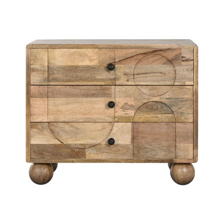 Cassettiera Home ESPRIT Marrone Moderno 82 x 35 x 71 cm