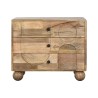 Cassettiera Home ESPRIT Marrone Moderno 82 x 35 x 71 cm