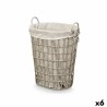 Cesto Kipit HX30553 Grigio Poliestere Stoffa polipropilene Ferro Plastica 50 % cotone 49 x 58 x 35 cm (6 Unità)