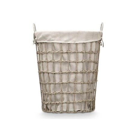 Cesto Kipit HX30553 Grigio Poliestere Stoffa polipropilene Ferro Plastica 50 % cotone 49 x 58 x 35 cm (6 Unità)
