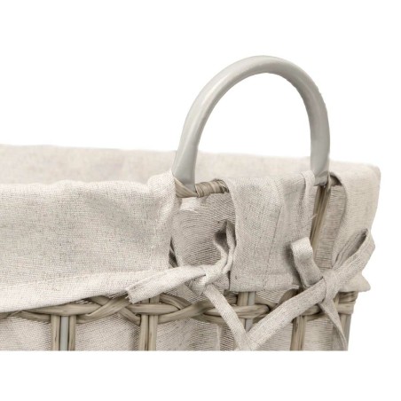 Cesto Kipit HX30553 Grigio Poliestere Stoffa polipropilene Ferro Plastica 50 % cotone 49 x 58 x 35 cm (6 Unità)