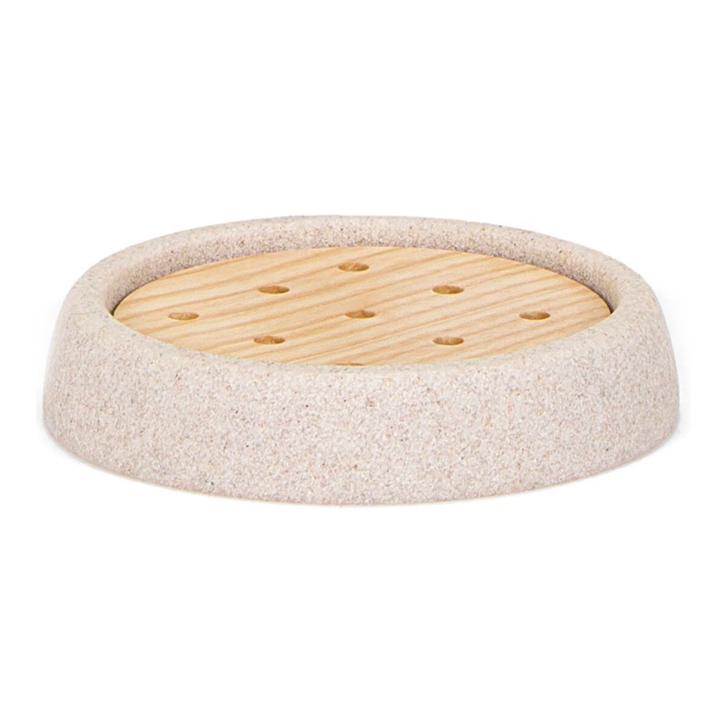 Portasapone Andrea House Cenere Arenaria (Ø 10,5 x 2 cm) Portasapone Andrea House Cenere Arenaria (Ø 10,5 x 2 cm)