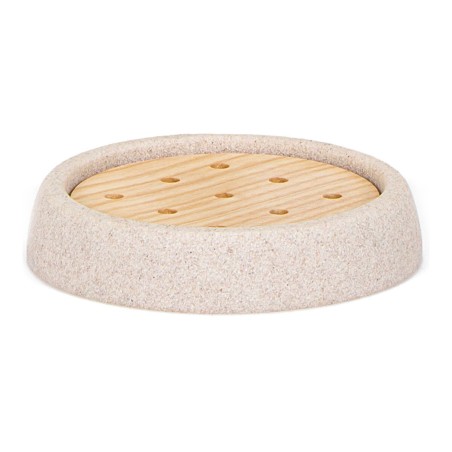 Portasapone Andrea House Cenere Arenaria (Ø 10,5 x 2 cm)