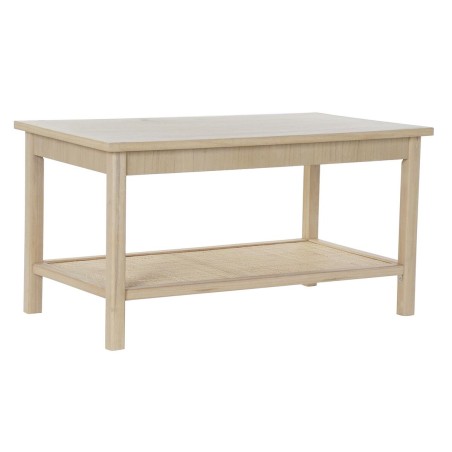 Tavolino da Caffè DKD Home Decor 90 x 50 x 46 cm Naturale Alluminio Legno MDF