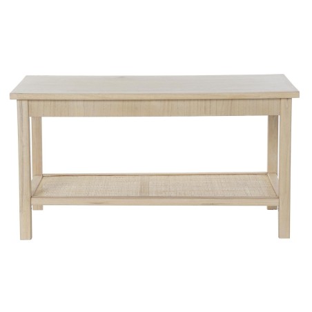 Tavolino da Caffè DKD Home Decor 90 x 50 x 46 cm Naturale Alluminio Legno MDF