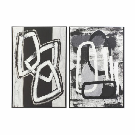 Quadro DKD Home Decor Astratto Moderno (83 x 4,5 x 122,5 cm) (2 Unità)