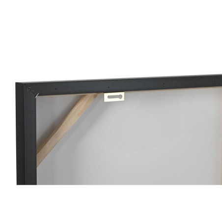 Quadro Home ESPRIT Nero Dorato Moderno Toro Laccato 100 x 4 x 100 cm (2 Unità)