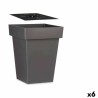 Vaso Autoirrigante Ibergarden 87949 Grigio Plastica 37 x 51 x 37 cm (6 Unità)