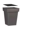 Vaso Autoirrigante Ibergarden 87949 Grigio Plastica 37 x 51 x 37 cm (6 Unità)