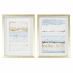 Quadro DKD Home Decor Astratto (30 x 2,5 x 40 cm) (2 Unità)